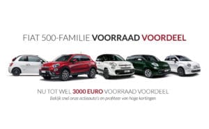 Fiat 500 voorraad voordeel
