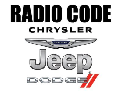 Radio code Jeep-Chrysler-Dodge-Ram