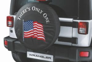 Jeep Wrangler JK Spare Tire Cover American Flag
