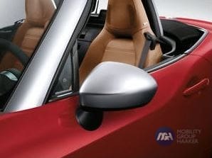 Fiat 124 Spider Mirror covers silver