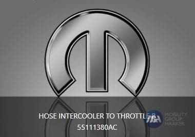Lancia Thema Hose Intercooler to Throttle Body