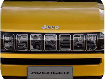 Jeep Avenger Front Grille Graphic Jeep Heritage Design