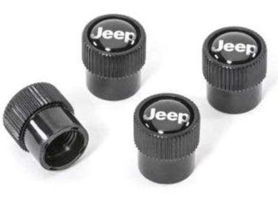 Jeep Avenger Tire Valve Caps Black