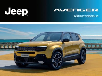 Jeep Avenger Instructieboekje
