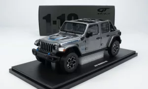 Jeep Wrangler Rubicon 4xe 4x4 Grey Metallic GT419 1:18 Scale