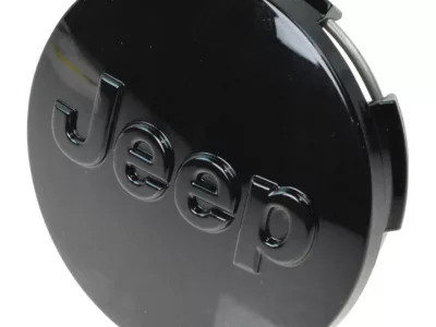 Jeep Wrangler JK Center Cap, Black with Jeep Logo