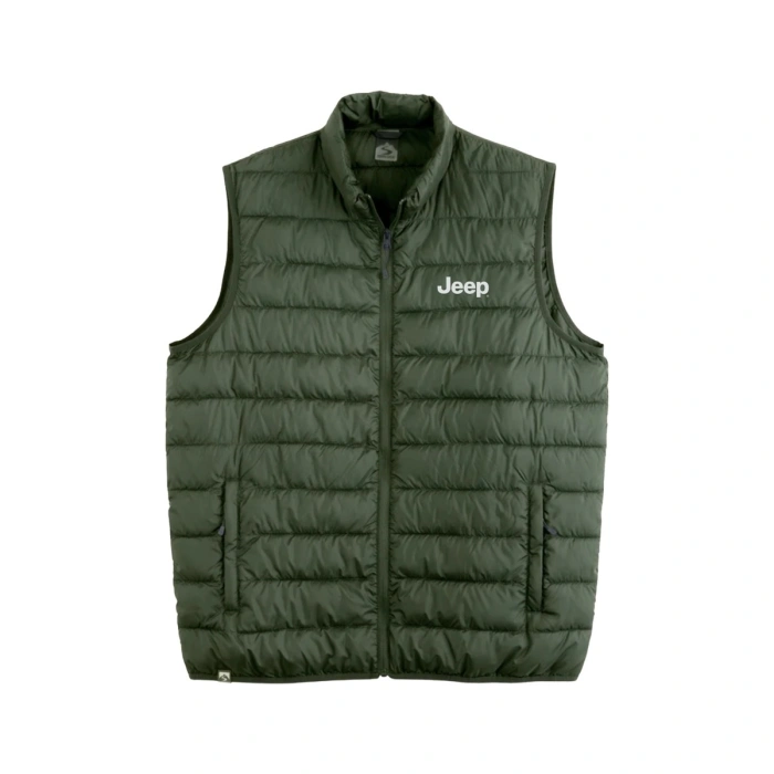 Jeep Men’s Insulated Faux Down Packable Vest