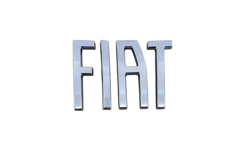 Fiat Topolino Embleem achterzijde