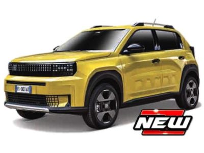 Fiat Grande Panda 1/43 Yellow