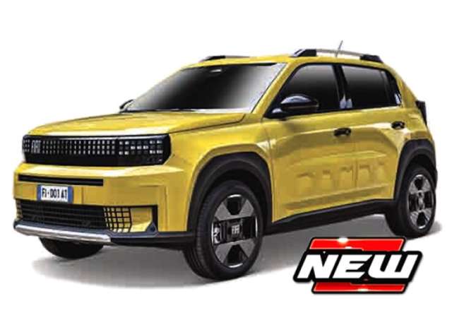 Fiat Grande Panda 1/43 Yellow
